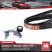 Gates Micro-V Belt Kit for Toyota Hilux GGN15 GGN25 GGN120 GGN125 1GR-FE 4.0L