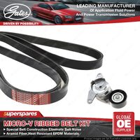 Gates Alt Micro-V Ribbed Belt Kit for Holden Calais VE VZ Caprice WL WM 3.6L