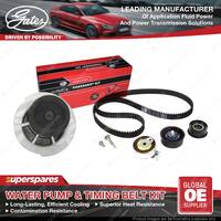 Gates Water Pump & Timing Belt Kit for Holden Barina SB 1.6L X16XE 1994-1998