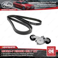 Gates Micro-V Ribbed Belt Kit for Ford Fairlane AU Fairmont AU Falcon AU 4.0L