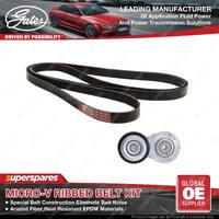 Gates Micro-V Belt Kit for Mazda 3 BL BM BN BP CX-3 DK CX-30 DM CX-5 KE KF KF