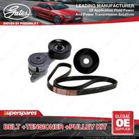 Gates Belt & Tensioner & Pulley for Holden Rodeo RA TF 3.5L 1998-2008