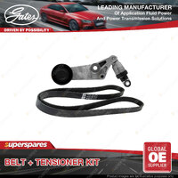 Gates Belt & Tensioner for Toyota Corolla ZNE122 ZZE121 ZZE122 ZZE124