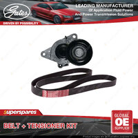 Gates Belt & Tensioner for Nissan Navara D40M D40T 2.5L 2488cc 2009-On