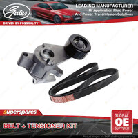 Gates Belt & Tensioner Kit for Toyota Hilux TGN16 2.7L Dyna 150 2.0L With AC