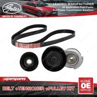 Gates Belt & Tensioner & Pulley Kit for Audi A8 4H2 4H8 3.0L 150kW 2011-2013