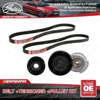 Gates Belt & Tensioner & Pulley Kit for BMW 3 Series 325i E46 2.5L 141kW 00-05