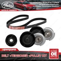 Gates Belt & Tensioner & Pulley Kit for BMW Z4 Series E85 2.2L M54B226S1 03-05