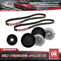 Gates Belt & Tensioner & Pulley Kit for Chevrolet Silverado 2500 HD CC25 CK25