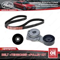 Gates Belt & Tensioner & Pulley Kit for Ford Fairmont Falcon BA 5.4L 2002-2005