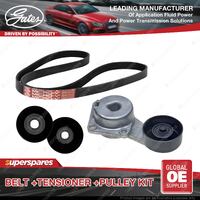 Gates Belt & Tensioner & Pulley Kit for Ford Falcon FG 5.4L 290kW BOSS290 08-14