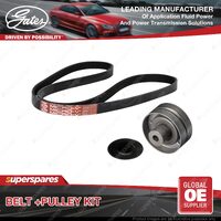 Gates Belt & Pulley Kit for Ford Ranger 2G 2N 2P 3.2L TDCi 6A/6V 147kW 2011-ON