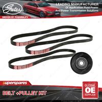 Gates Belt & Pulley Kit for Toyota Hilux RZN149 RZN154 RZN169 2.7L 1997-2005