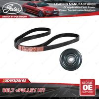 Gates Belt & Pulley Kit for Toyota Landcruiser UZJ200 4.7L 202kW 2UZFE 2007-On