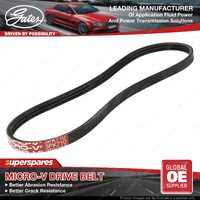 Gates Alternator Micro-V Drive Belt for Honda Integra DA D16A3 1.6L 88KW