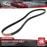 Gates A/C Micro-V Ribbed Belt for Mazda 323 Astina Protege Familia BA 1.6L 1.8L