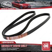 Gates Alternator Micro-V Drive Belt for Toyota Camry AW50 Sedan 2.5L 118KW 2JM