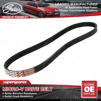 Gates Aircon Compressor Micro-V Drive Belt for Holden Barina MH MF 1.3L 50KW