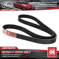 Gates Alternator Micro-V Drive Belt for Porsche 944 Coupe 2.5L 162KW 85-88