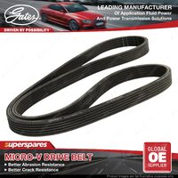 Gates Alternator Micro-V Drive Belt for Audi A3 8L1 TT 8N3 8N9 1.6 1.8L With A/C