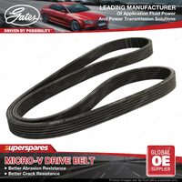 Gates Alternator Micro-V Drive Belt for Volvo C70 S40 S60 S70 S80 V40 V70 XC70