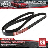 Gates Alt Micro-V Drive Belt for Mitsubishi Triton MN KB4T L200 KA4T Challenger