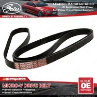 Gates Alternator Micro-V Drive Belt for Holden Rodeo TF RA 3.2 3.5L With A/C