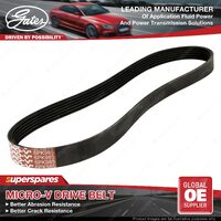 Gates Alternator Micro-V Drive Belt for Honda Civic ES1 EU3 Stream RN1 1.7L FWD