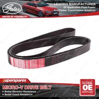 Gates Alt Micro-V Belt for Toyota Landcruiser VDJ76 VDJ78 VDJ79 VDJ200 4.5 07-On