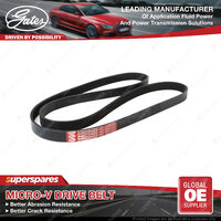 Gates Alternator Micro-V Drive Belt for Jaguar E-Pace X540 2.0L 2015-On