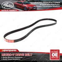 Gates Alternator Micro-V Drive Belt for Honda CR-Z ZF1 FWD Mild 1.5L LEA1 10-On