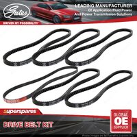 Gates P/S & A/C & Alternator Drive Belt Kit for Daihatsu Rocky F80 2.0L 3Y