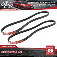 Gates A/C & Alternator Drive Belt Kit for Holden Barina MF MH 1.3L