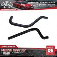 Gates Heater Hose Kit for Daihatsu Charade G102 1.3L Petrol HCE 66kw 1988-1993