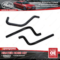 Gates Heater Hose Kit for Toyota Camry SDV10 SXV10 2.2L Engine to Valve