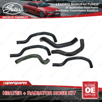 Gates Heater + Radiator Hose Kit for Holden One Tonner VZ 3.6L LE0 175kW 04-05