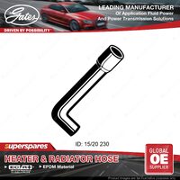 Gates Heater Hose for Ford Fairlane ZL LTD FE Sedan 4.1L Pipe to valve