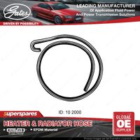 Gates Heater Hose for Ford Falcon XG 4.0L 03/93-03/96 From radiator