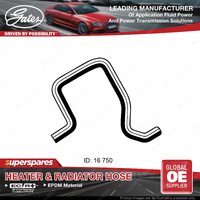 Gates Molded Heater Hose for Ford Laser KF 1.8L BP 74KW 76KW 1990-1991