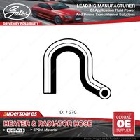 Gates Molded Heater Hose for Ford Laser KH B6 BP 1.6L 1.8L 270mm 91-94