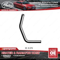 Gates Outlet Heater Hose for Holden Jackaroo UBS 2.6L 88-92 Length 270mm