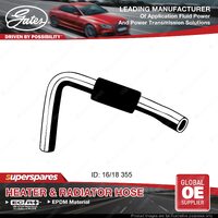 Gates Inlet Heater Hose for Holden Rodeo RA 6VE1 3.5L 147KW 02/03-12/05