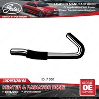 Gates Upper Heater Hose for Mazda 2 DE DH3 ZY-VE ZY-DE 1.5L Length 300mm