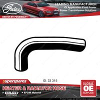 Gates Lower Radiator Hose for Land Rover 88 109 LR 2.3L Length 315mm