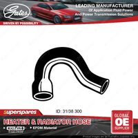 Gates Upper Radiator Hose for Ford Capri Escort G1 J2 1.1 1.3 1.6L 68-76