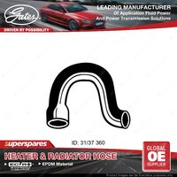 Gates Upper Radiator Hose for Ford Capri Escort J1F 1.3 1.6L 69-80