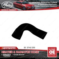 Gates Upper Radiator Hose for Ford Capri Coupe 3.0L RS3000 GT 70-74