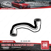 Gates Lower Radiator Hose for Ford Fairlane ZD Fairmont Falcon XA XB XC XY