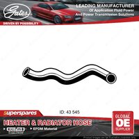 Gates Lower Radiator Hose for Ford Fairlane ZF ZG ZH Fairmont Falcon XA XB XC