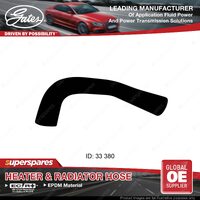 Gates Lower Radiator Hose for Chrysler Lancer LB LC 1.6L 75KW 77-81